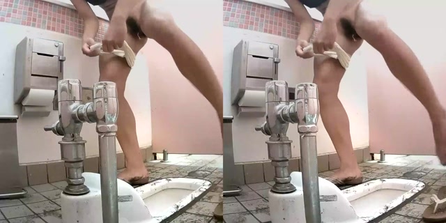 Voyeur - 3DVR Japanese style toilet gal a lot of anal protrusions black gal man positive young 3Dvr12girlwcpeep 00013