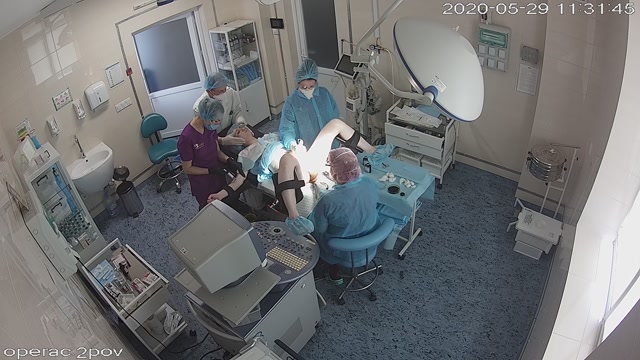 Voyeur - Real hidden camera in gynecological cabinet 10a 00008