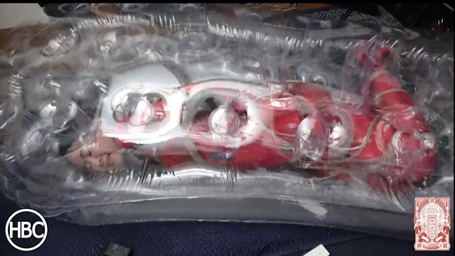 HBC - HBC X TBL Shibari rope Bondage Hogtie Inside Clear Inflatable Vinyl Rest Sack 00015