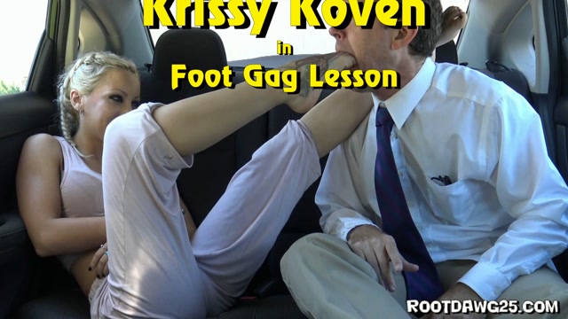 Rootdawg25 Krissy Koven in Foot Gag Lesson 4K 00015