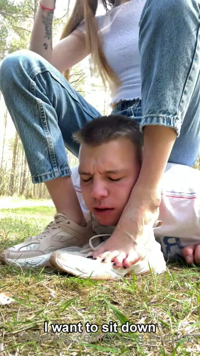 Upskirt In Russian Woods - Watch Online Porn â€“ Dominating My Little Loser Slave In The Woods While  Hiking â€“ RUSSIAN YOUNG GODDESS (MP4, HD, 404Ã—720) | Online Porn Hub