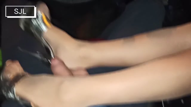 Stripper Fucked with the Heels of the Driver 00005