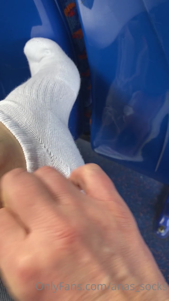 anas socks 24-03-2021-2063298105-Showing you off my new socks on the bus  You like the view 00007