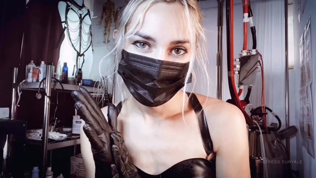 Mistress Euryale - French - Black Latex Glove Fetish JOI 00007