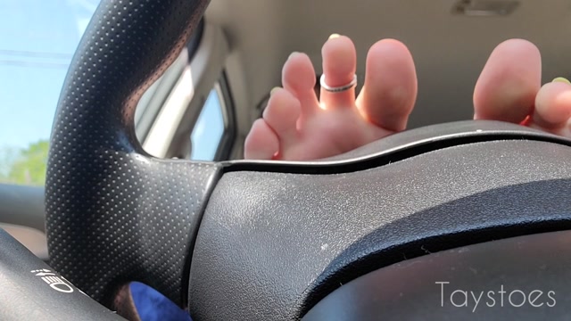 TaysToes – Feet on Steering Wheel 00009