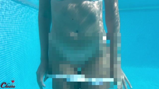 Princess Clarissa - Pixelated Underwater Panties Teasing 00009