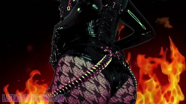 Latex Barbie - Burn for Evil Succubus 00012