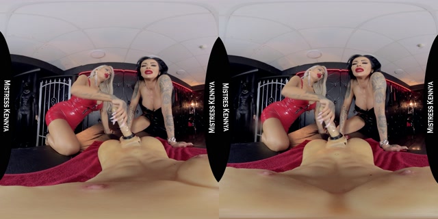 Watch Online Porn – Mistress Saida – and Mistress Kennya Masturbation Cuckolding Session MFF Fetish Latex Submitting to 2 Dommes Tommy Torso POV (MP4, UltraHD/4K, 5760×2880)