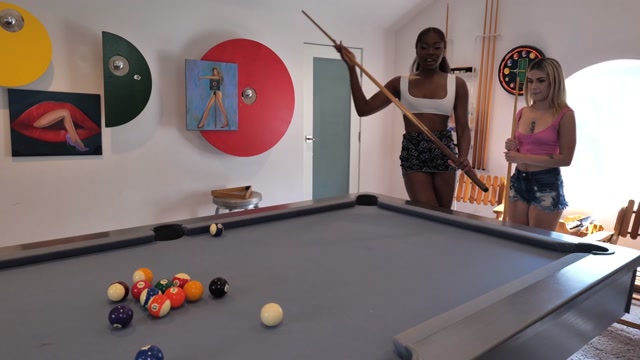 Amari Anne & Chanel Camryn - Pool Table Pussy Eating (23.06.2023)  00002
