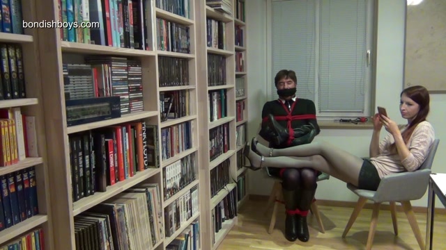 Bondishboys - Chairtied and Gagged and Booted and Foot Teased 00015