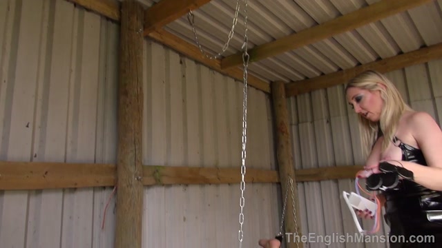 The English Mansion - Sidonias Chained 247 Slave Pt 3 - 36hrs Non-Stop in Metal Bondage - Part 2 00011