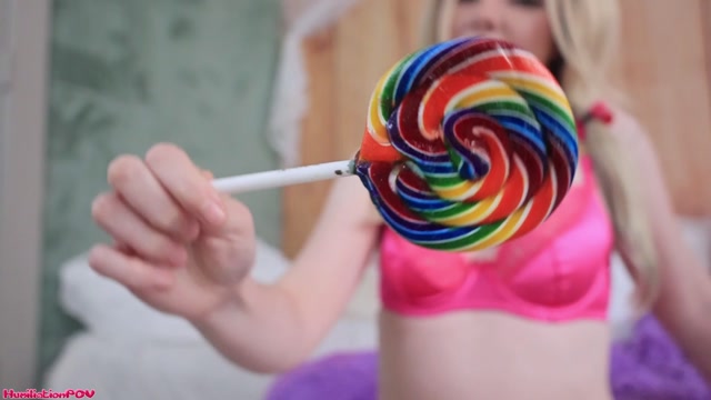 Humiliation POV - Princess Kat Danz - Bratty Lollipop CEI Manipulation For Cum Gobbing Addicts 00008