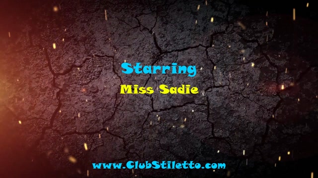 Club Stiletto - Slobbering cocksucker for Sadie. Starring Miss Sadie 00000