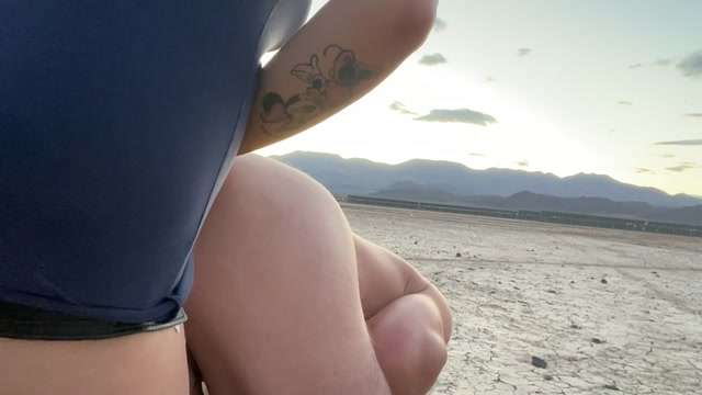 Pegging in the Middle of the Desert 00009