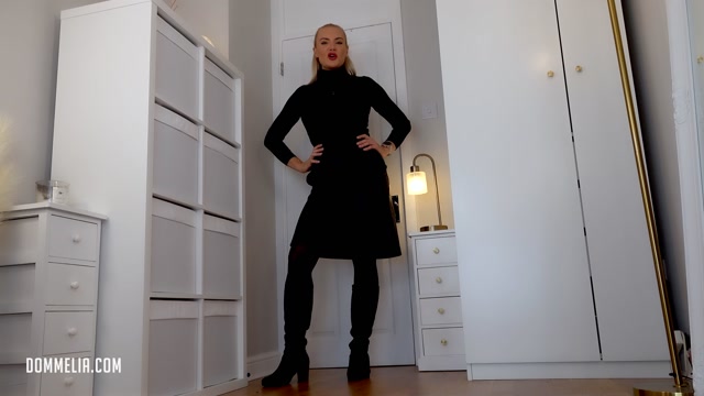 Femdom Goddess Dommelia Obsessed With My Boots Mp Ultrahd K