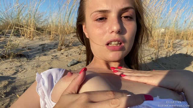 Watch Online Porn – ElleTan  Take my pussy on beach (MP4, FullHD, 1920×1080)