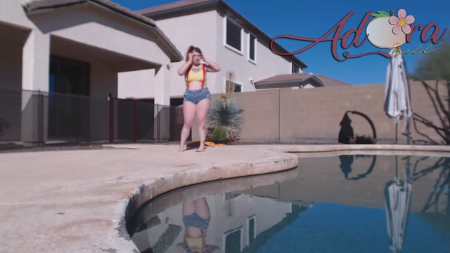 Adora bell - Desperate Misty Pees in Pool 00004