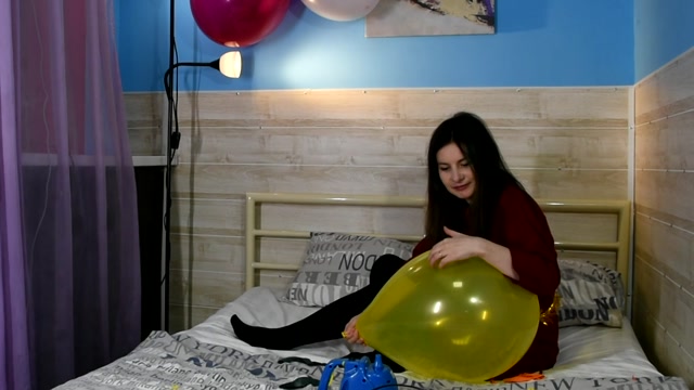 Moscow balloon party Eva decorates the bedroom 00015