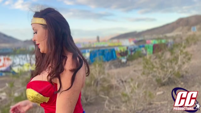 CHRISTINA CARTER SUPER HEROINE Wonder Woman Abandoned Places 00005