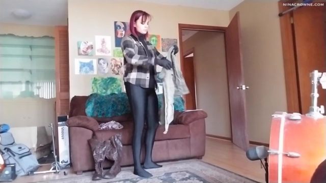 Nina Crowne - Spandex Catsuit Tease 00005