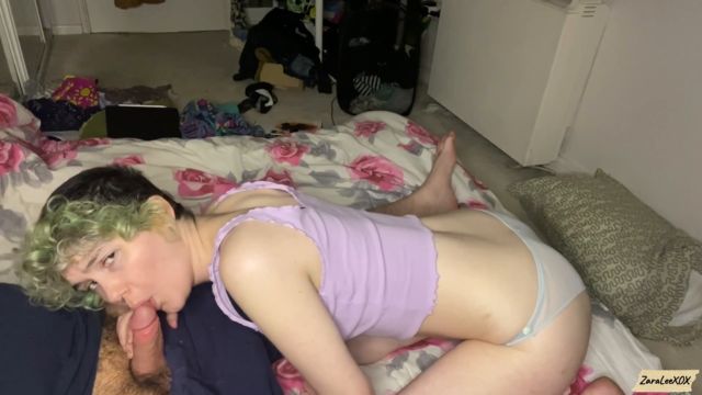 Zara Lee XoX - Reluctant Daughter Sucks Mummys Man 00004