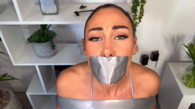 Mila Amora Shackled Handcuffed Taped And Gagged 4K 00005