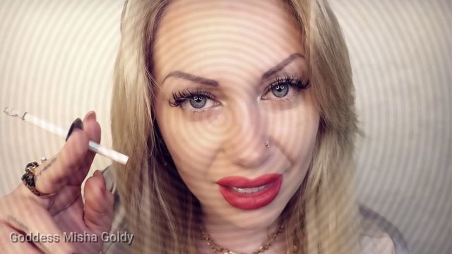 The Goldy Rush - Mesmerizing Asmr Encouragement To Stroke And Smoke With Orgasm Denial - Mistress Misha Goldy - Russianbeauty 00006