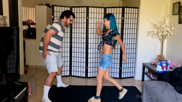 Beastcage Ballbusting - Momo First Time 00005