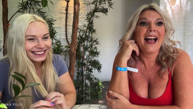 Max Fills - REAL STEP-MOM AND DAUGHTER ON VACATION TAKE TURNS WITH ME 00000