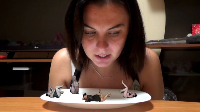 The Goldy Rush - I Am Going To Eat 4 Tiny Girls! Mmm Yummy - Mistress Misha Goldy - Russianbeauty 00009