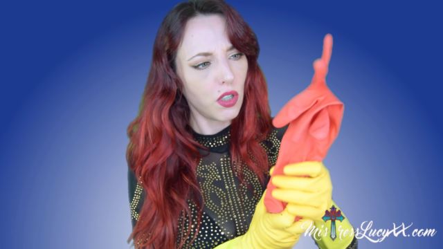 Mistress LucyXX - Rubber Glove JOI 00012