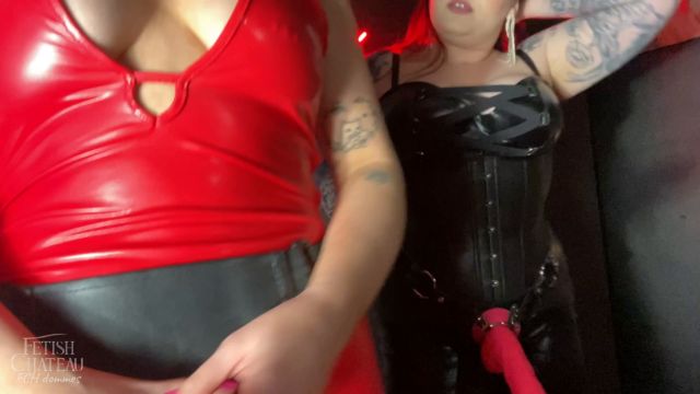 Mistress Karino - Mistress Glamorous - Glory Hole training by 2 Mistresses POV 00007