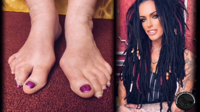 MistressRavenFD - STROKE TO MY STEP-MOMS DISGUSTING FEET 00002