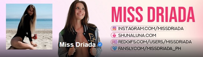 Miss Driada 146 Clips, Photos Pack