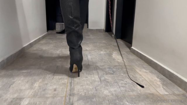 Goddess Kalinda - On Your Knees Clean My Boots 00000