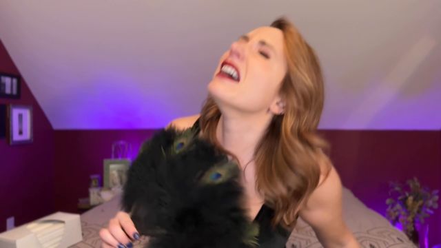 SneezeGoddess - Lady Has a Sneeze Fit from Feathers 00001