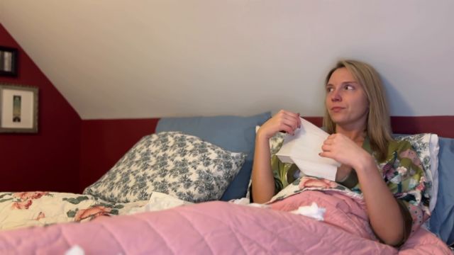SneezeGoddess - Sneezing with Fever Cough Nose Blowing 00015