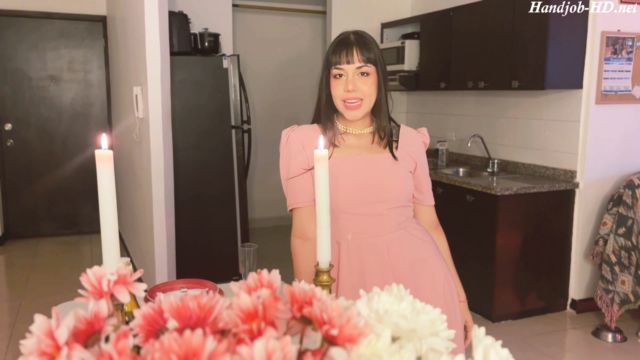 BG - Tied Handjob With Cheese - Food Play Fetish 4K - CoralTrip Handjob 00001