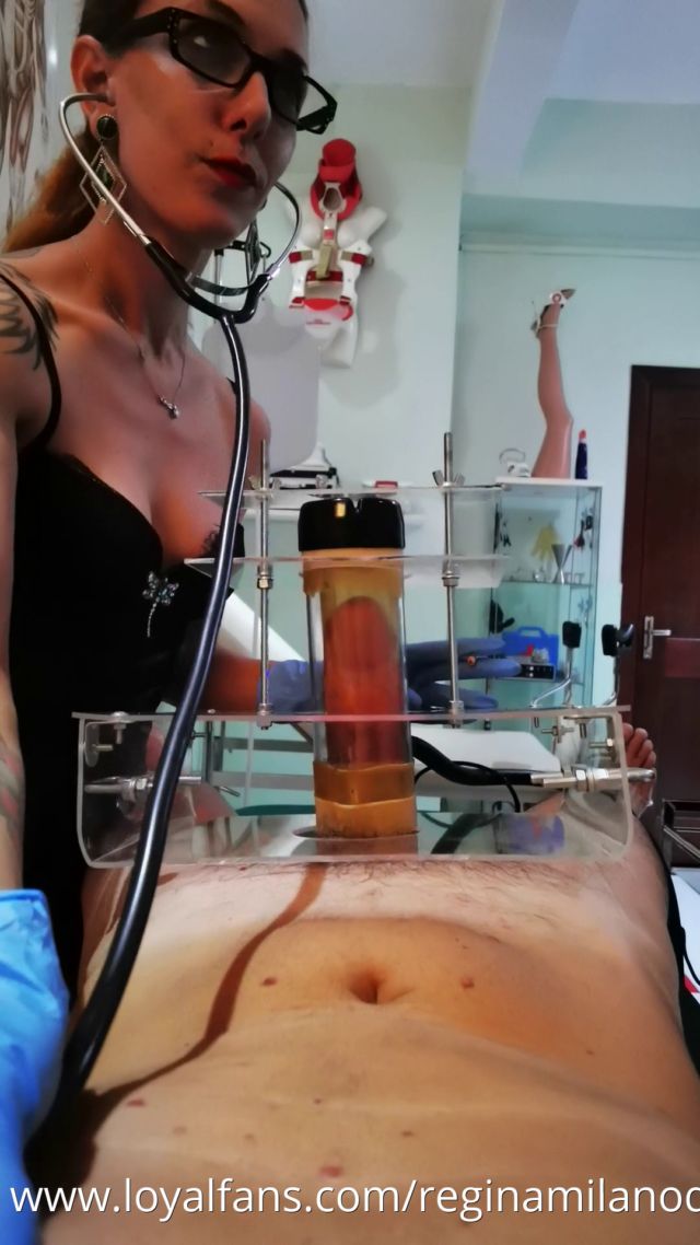 Mistress Regina - Milking Machine Vs Horny Bull 00003