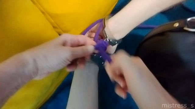 Mistress S - Real Amateur Mistress POV Bondage After A Week In Chastity Cage 00007