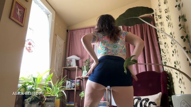 Alex Bishop - Flirty Dance In Booty Shorts 00009