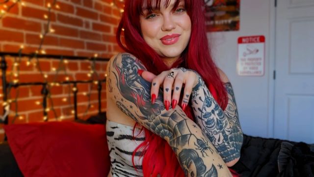 Ginger Rae xoxo - Long Red Nail Worship - Femdom Goddess Worship - Ginger Rae 00001