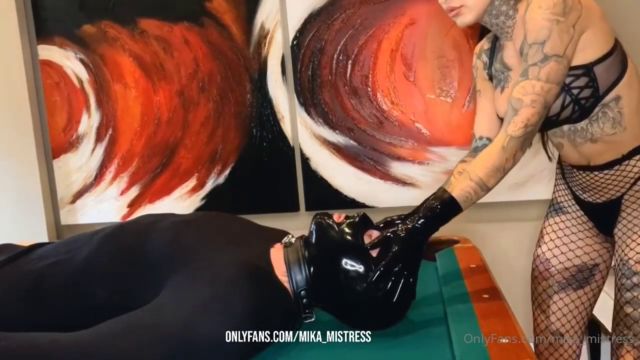 Mistress Mika - Latex Teasing And Breath Play 00015
