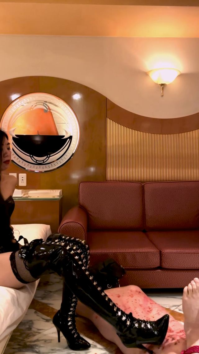 Mistress Ruiko - Real Play Candle Dripping And High Heel Torment After Whipping Vertical Video 00010