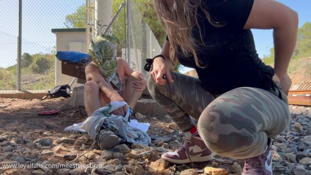 Promo Used Outdoor By Mistress Tirza Cbt Dick Slapping Domination Anal Humiliation - Meesteres Tirza - Kiki Koetsenruijter - Mistress Tirza 00011