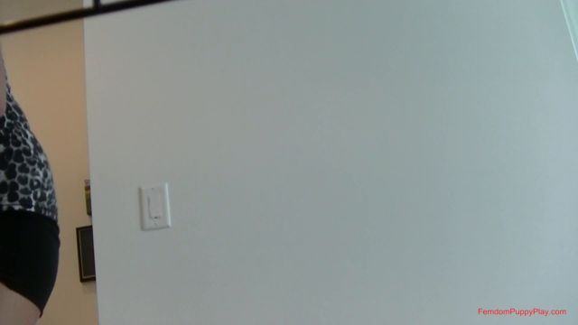 Femdom Puppy Play - Dava Foxx Keeps step-son in a Cage 00003