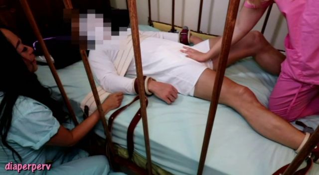 Ineed2pee Ineedamommy Abdl Diapers - Billy Gets Diaper Sex Prostate Massage   Straitjacket By 3 Nurses 00015