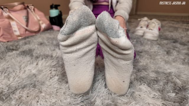 Jasmin Jai Studios - Gym Sock Glory - Post-Workout Sweat Feast 00009
