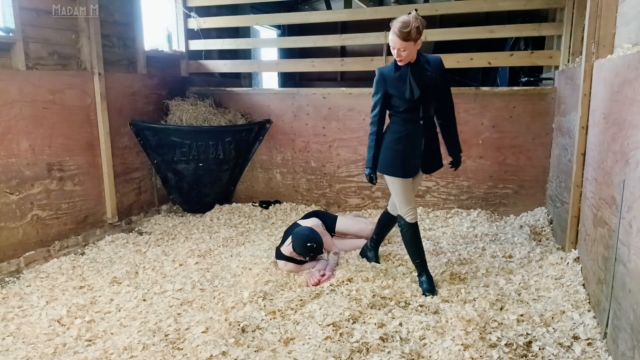 Madam m - Savage Stables Stomping Dressage Cropping Skin Scraping And Humiliating Beatdowns For The Stable Boy 00003