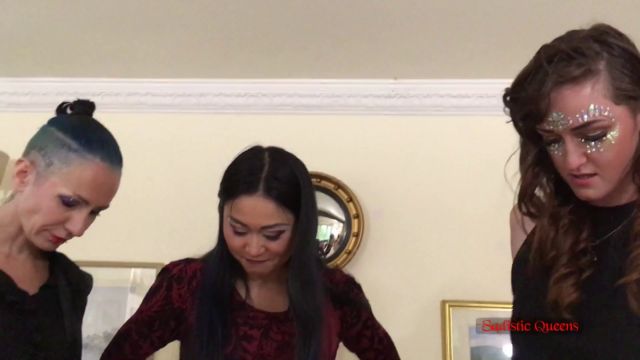Sadistic Queens - Triple Mistress Trampling 00006